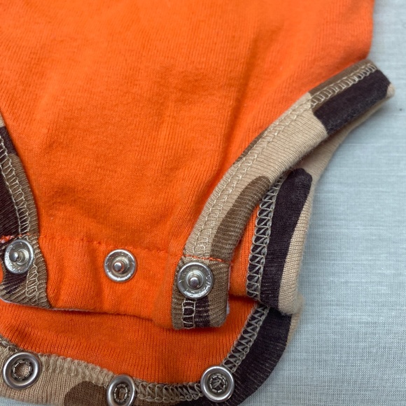 Carters 0-3 Months Romper Shorts with Matching Bodysuit Lion Themed - Picture 7 of 16